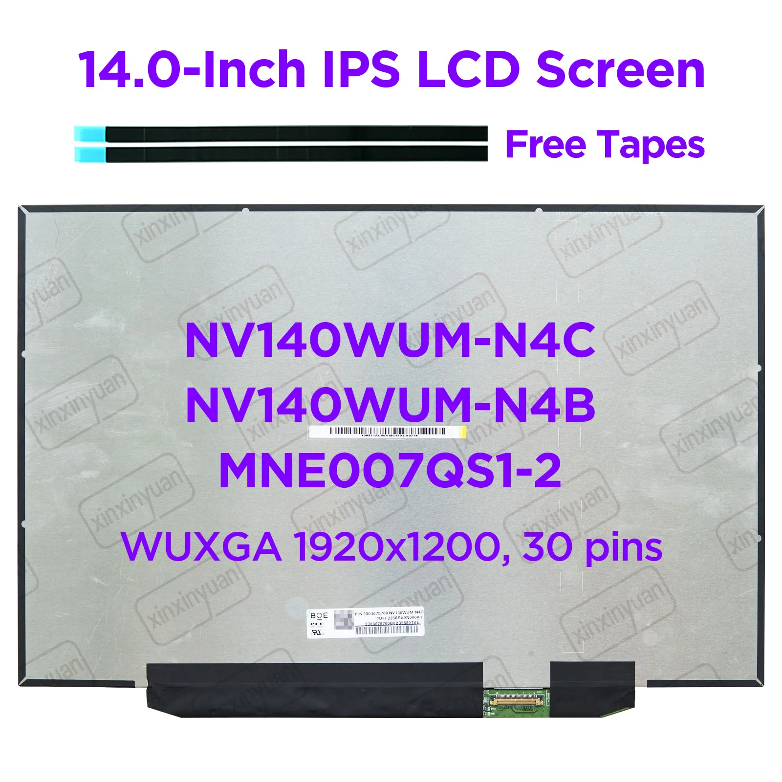 14 0-дюймовый ЖК-экран для ноутбука NV140WUM-N4C MNE007QS1-2 NV140WUM-N4B HUAWEI MateBook D14 2023 2024 MDG-X