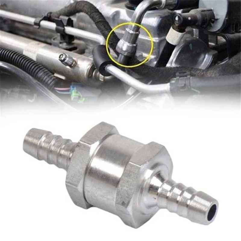 

One Way 6/8/10/12mm 4 Size Valves Aluminium Alloy Fuel Non Return Check Valve One Way Fit Carburettor Wholesale Price