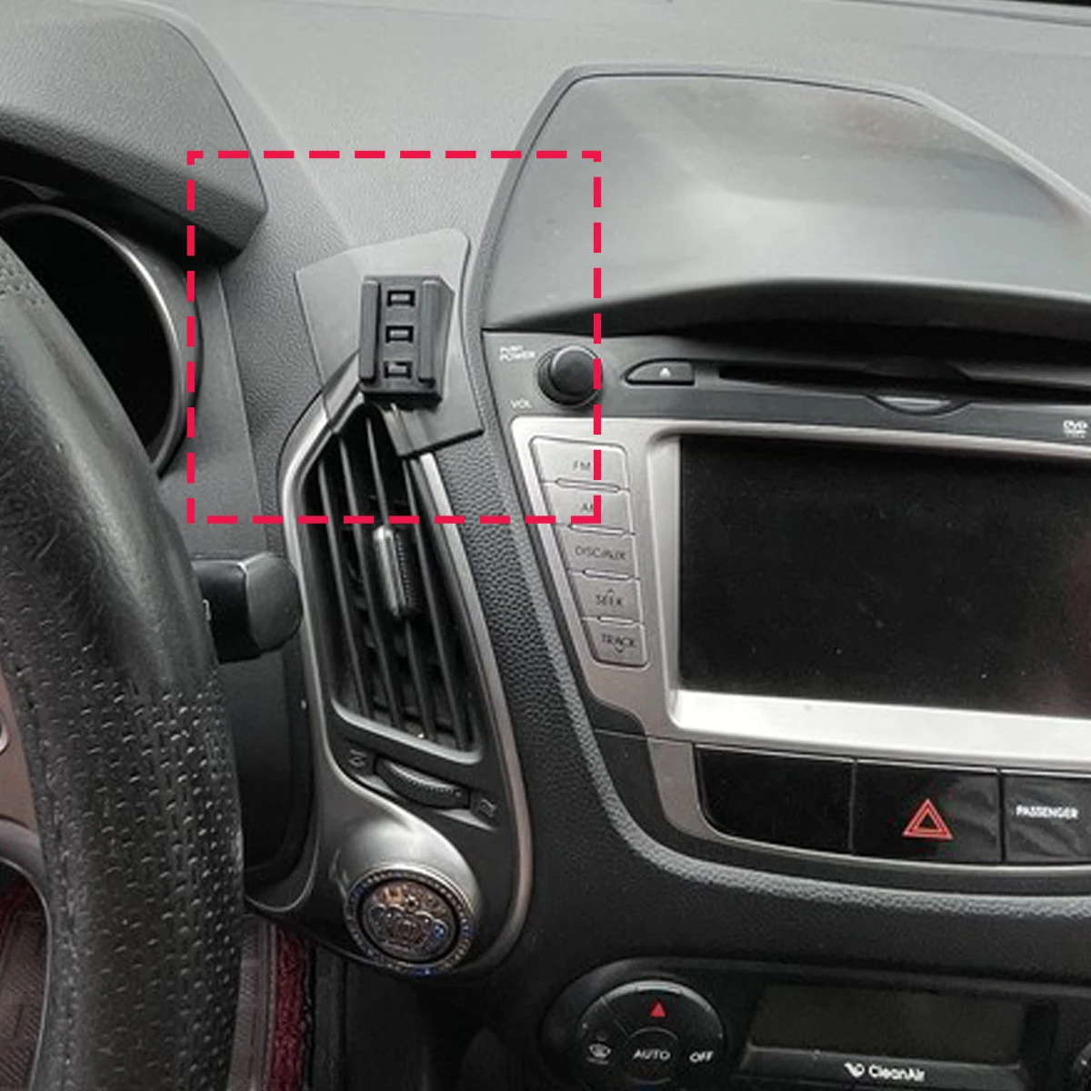 Фото Автомобильный держатель телефона для Hyundai IX35 ix35 2010 2011-2015, магнитная беспроводная зарядка, автомобильное зарядное устройство, подставка для Magsafe, аксессуары №2
