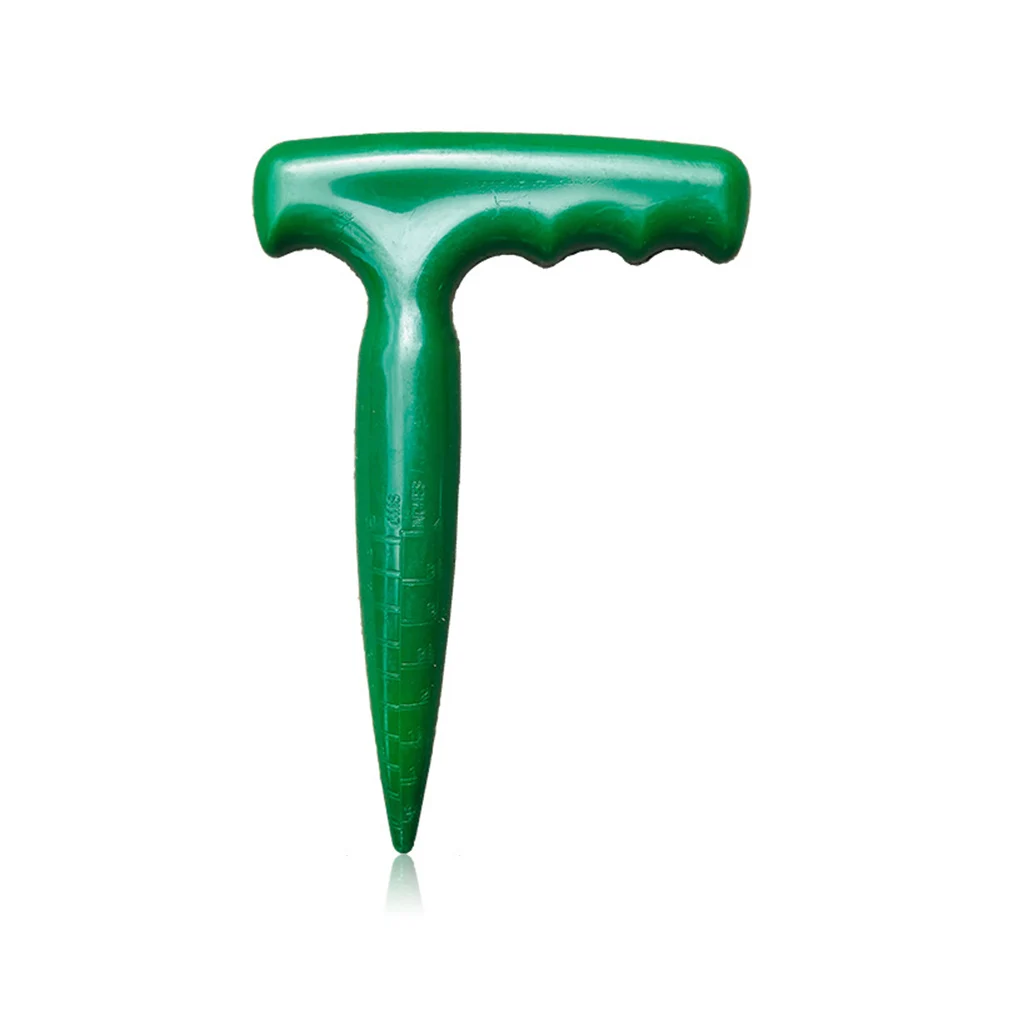 

Soil Puncher T-shaped Sowing Plastic Digging Hole Tools Bonsai Seedling Planting Gardening Cultivation Courtyard