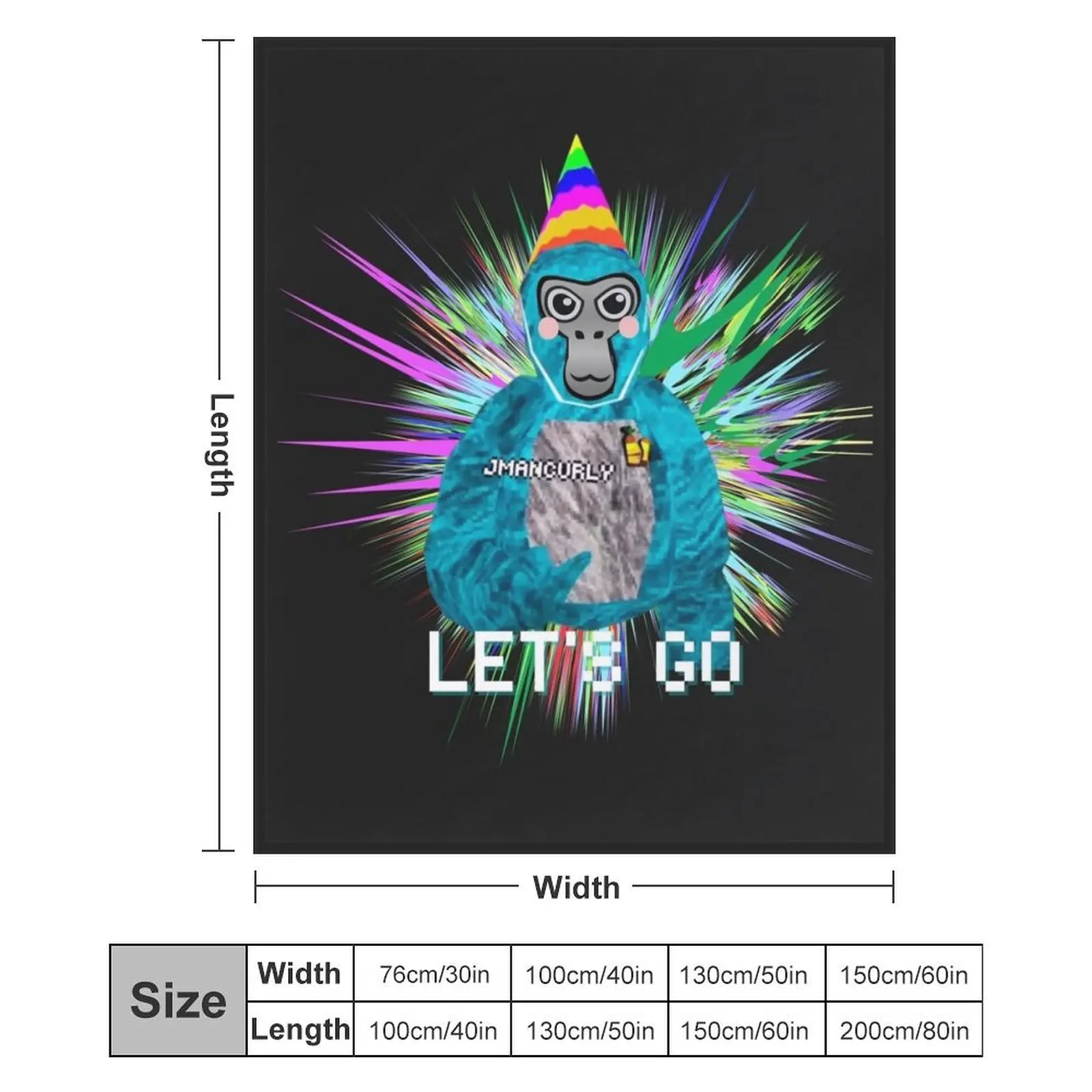 JMANCURLY Gorilla Tag VR геймер дизайн видеоигр пледы для дивана тонкие одеяла