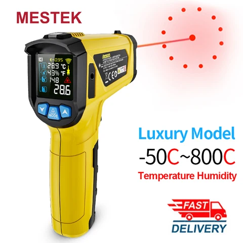 Промышленный бесконтактный термометр MESTEK 400/800°C