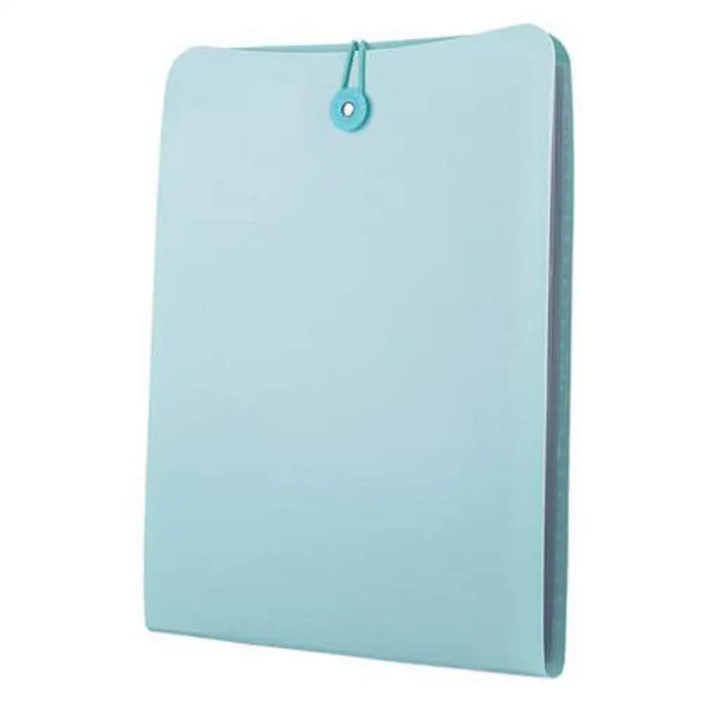 

Vertical Expanding Accordion Folder with 7 Pockets Paperwork Organizer Document Wallet Business Briefcase Elastic Button Closure