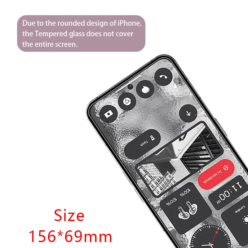 Защитная пленка для экрана телефона защитное закаленное стекло nothingphone2 nothingphone