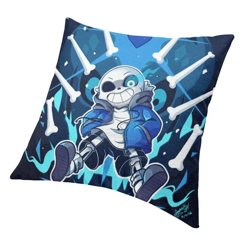Наволочка для подушки Undertale Sans домашний декор видеоигр искусственная наволочка