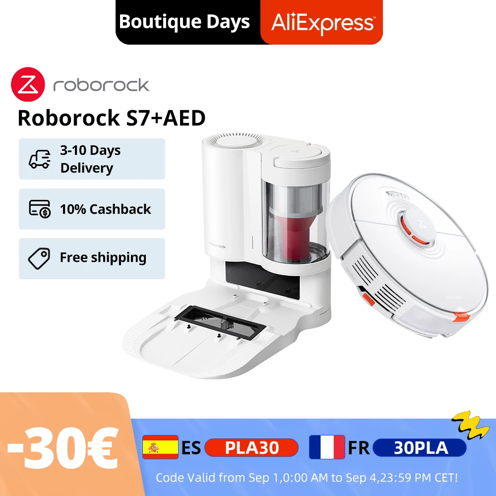 Робот-пылесос Roborock S7 с функцией сухой и влажной уборки Wi-Fi 2500 Па |