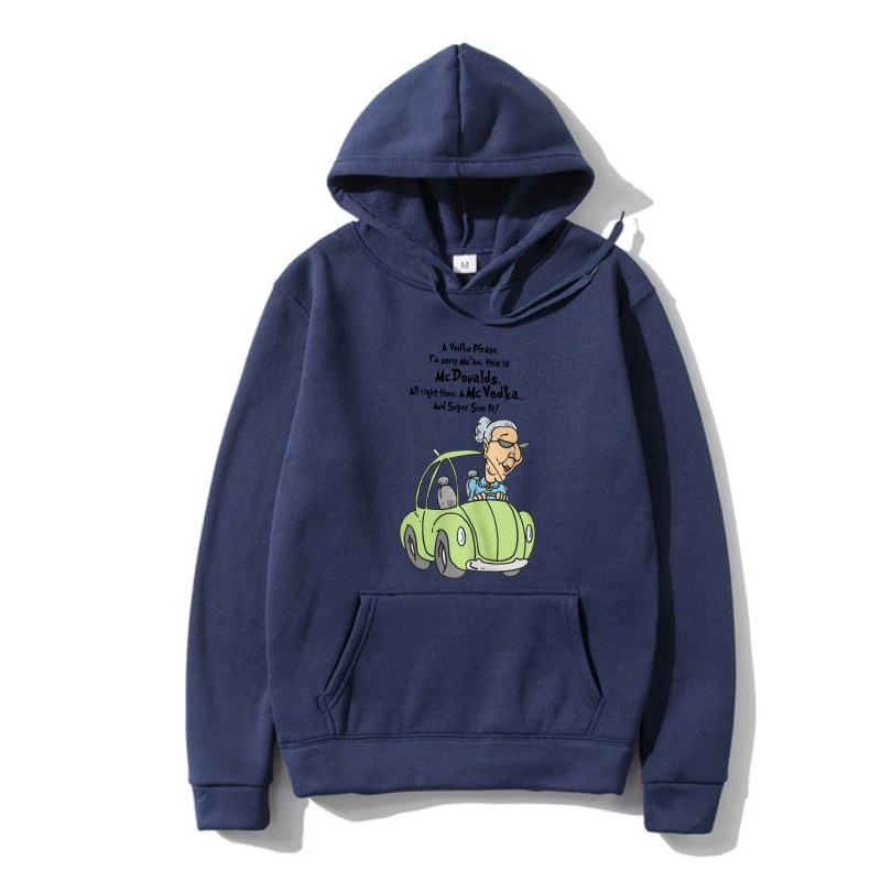 

2022 Мужская Супер Осенняя водка забавная верхняя одежда с капюшоном