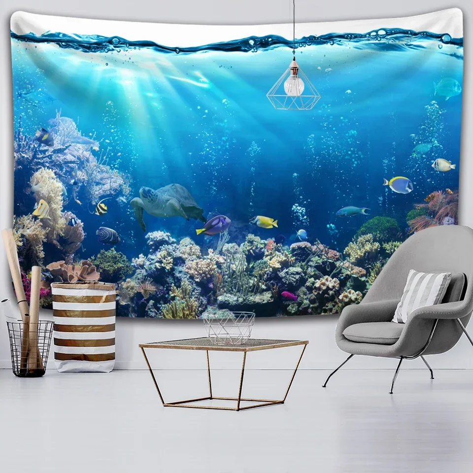 Ocean World богемный стиль украшение стены живопись гобелен комната картина предметы