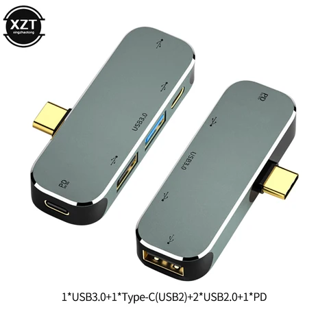 WYMECT Концентратор USB Type-C серебристый