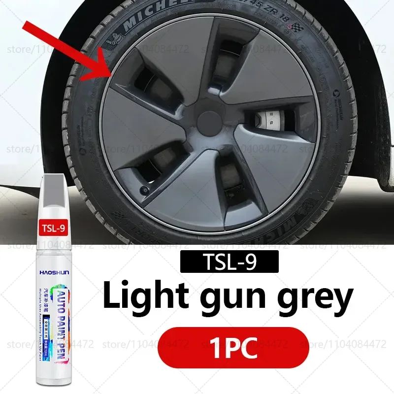 

Для Tesla Model 3 Y X S автомобильная краска, ручка для ремонта царапин, аксессуары для краски, черный жемчуг, белый, серебристый, глубоководный, синий, красный