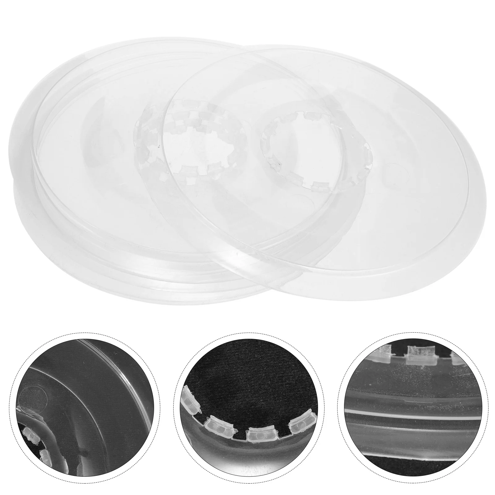 5 шт. прозрачный чехол для маховика велосипеда пластиковый спиц колеса защита