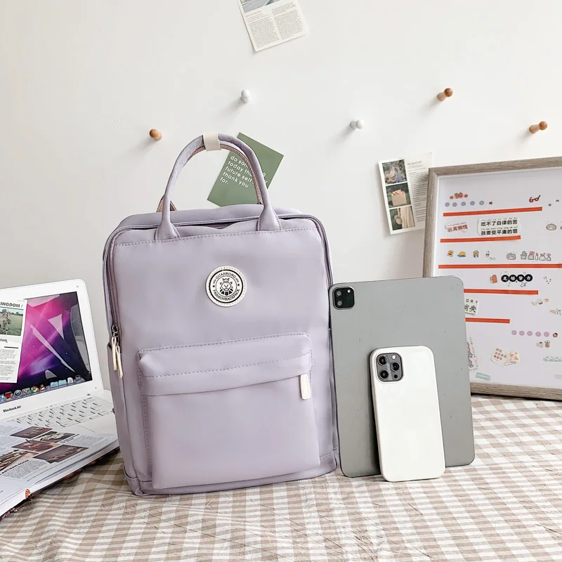 Kawaii Women's Backpacks Waterproof Nylon Female Schoolbag College Large Ladies Laptop Backpacks Anti Theft Travel Book Bags