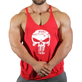 Fitness Clothing Bodybuilding Shirt Men Top for Fitness Sleeveless Sweatshirt Gym T-shirts Suspenders Man Men's Vest Stringer 2