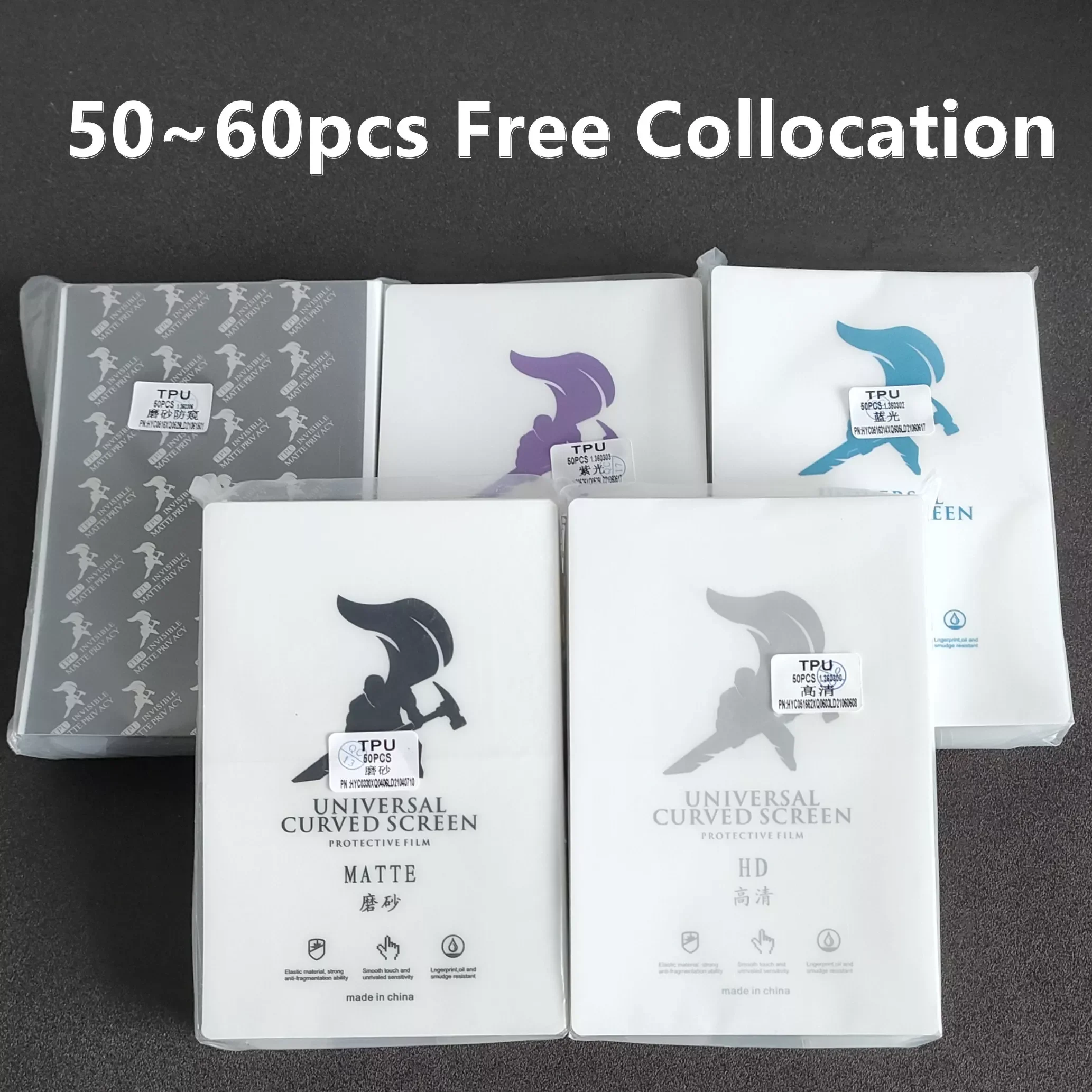 

NEW2023 50pcs HD Hydrogel Film For All Phone Protecting Film Cutting Machine Matte/Anti Blue-Ray/UV/Privacy TPU LCD Screen Prote