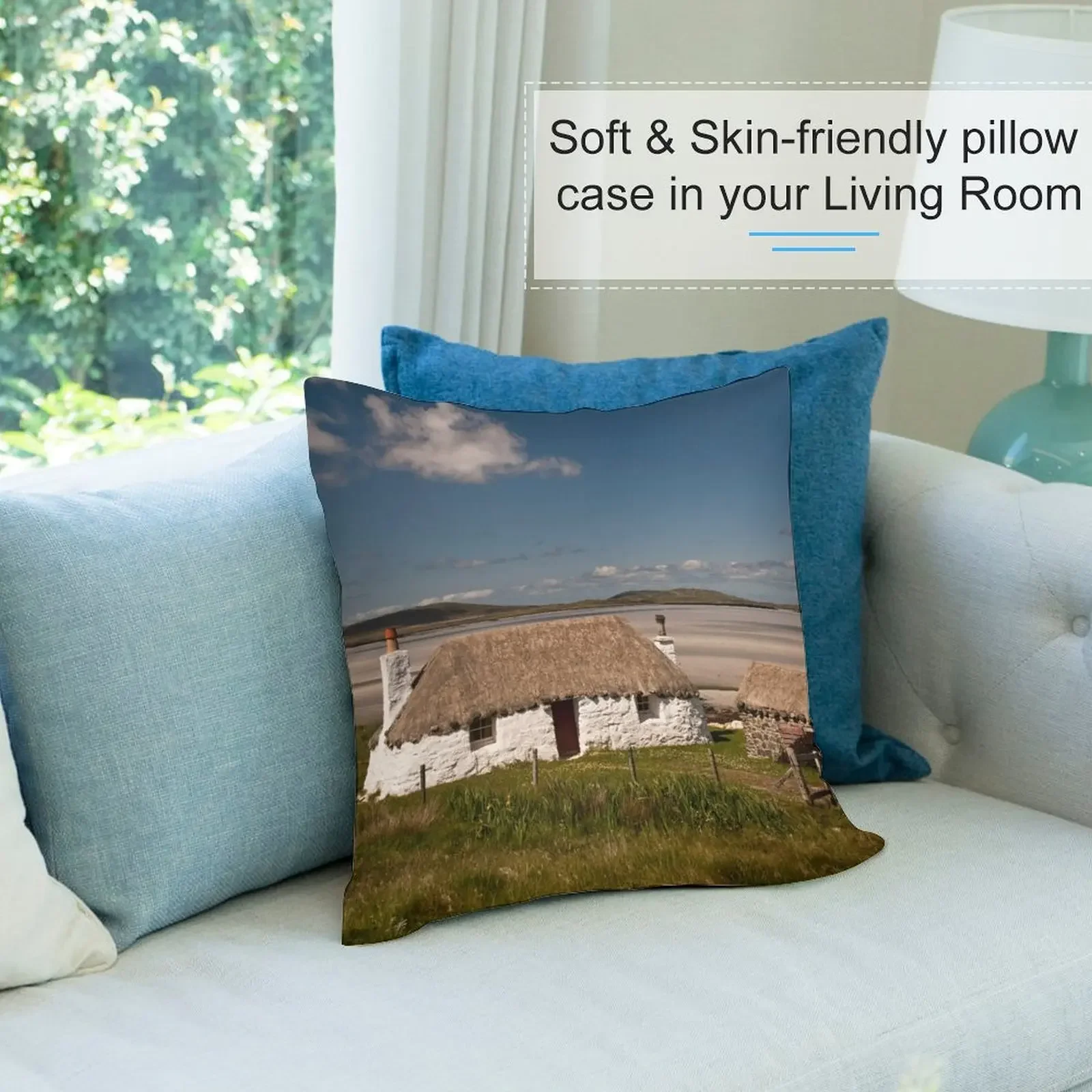 Восстановленный каменный дом Североногий Наружные счастья Шотландия.