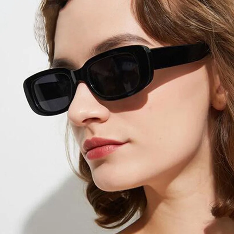 

2021 маленькие прямоугольные Женские Ретро брендовые дизайнерские очки Квадратные Солнцезащитные очки винтажные линзы Декоративные Солнце...