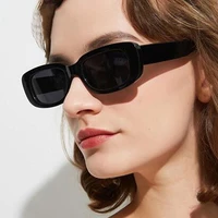 2022 small rectangular womens retro brand designer glasses square sunglasses vintage lenses sun decorative