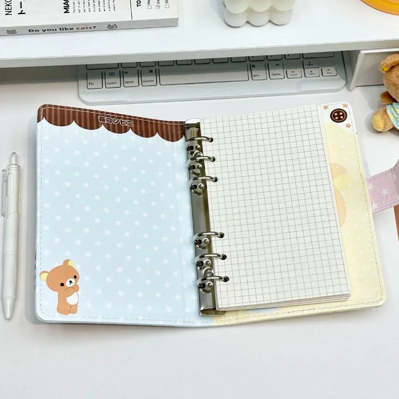 Фото Новинка 2026 года: блокнот Rilakkuma A6 с отрывными листами, простой утолщенный ежедневник для записей №5
