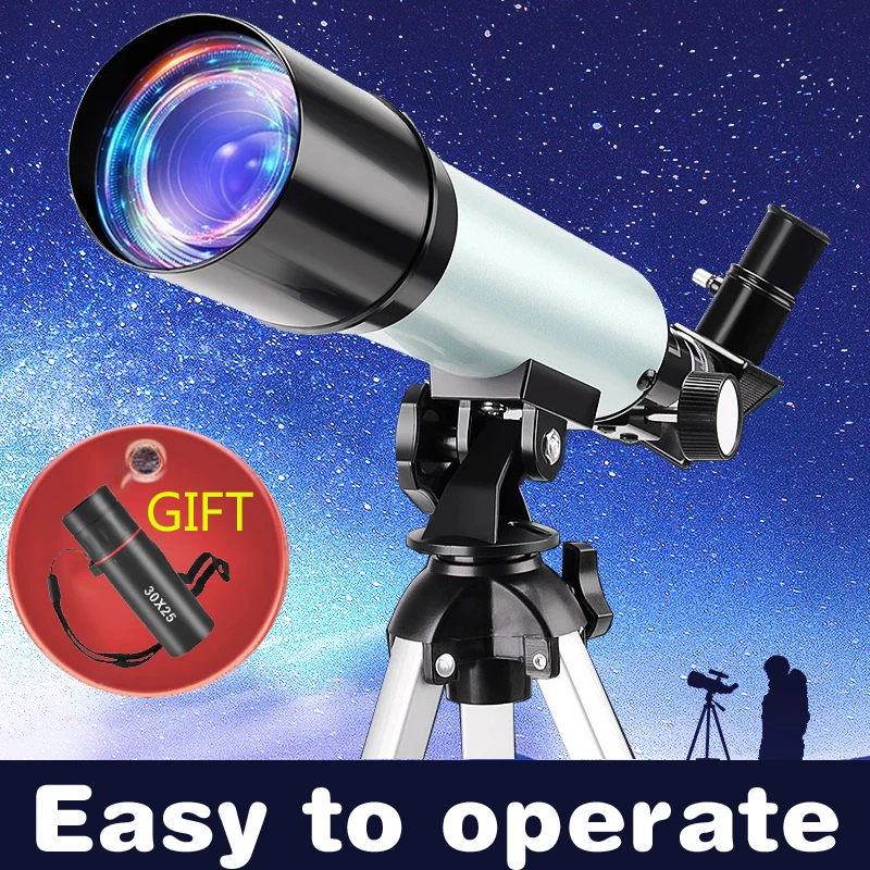Профессиональный астрономический телескоп мощный Монокуляр с функцией ночного