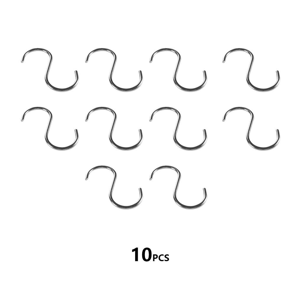 

Набор из 10 крючков для навеса, пластиковая вешалка для караван из нержавеющей стали, вечерние светильник, зажим, держатель, аксессуары, крюч...