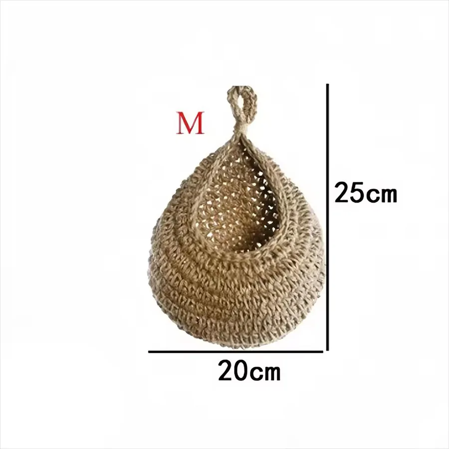 

Настенная корзина из джута