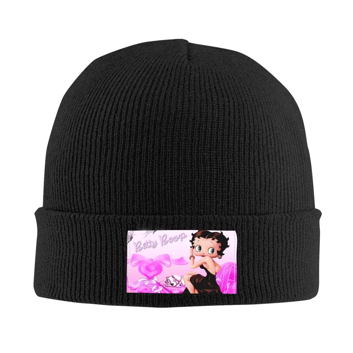 

Мультяшная женская шляпа Bettys, шапки, вязаная шапка в стиле хип-хоп для женщин и мужчин, теплые зимние шапочки Mrs Boop, облегающие шапки, шапки