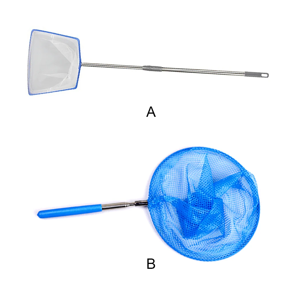 

Skimmer Net Pond Cleaning Tools Aluminum Alloy Rake Skimmers Light-weight Save Spaces Pools Accessories Square