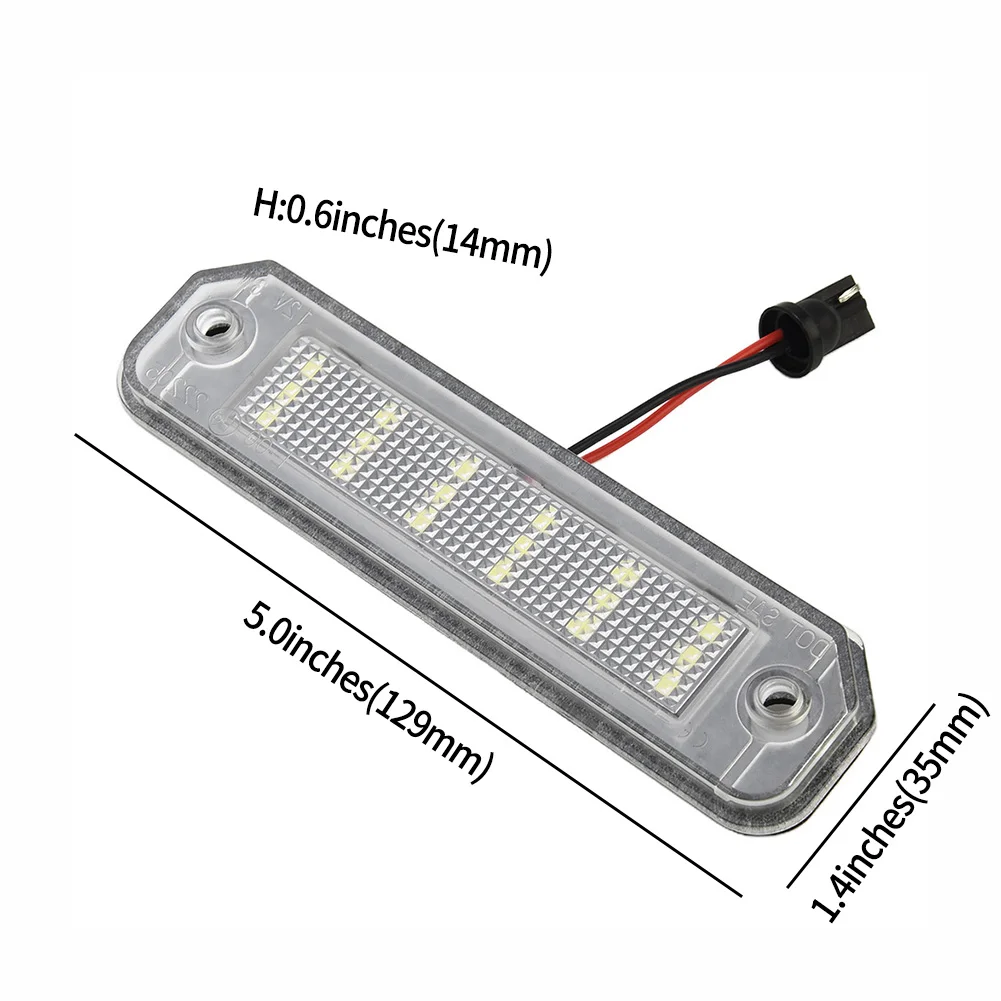 

2pcs 6000K-6500K LED White License Plate Light For Honda Civic EJ EK EM EK9 EK4 Del Sol 92 - 00 34100-S04-A01 34100S04A01