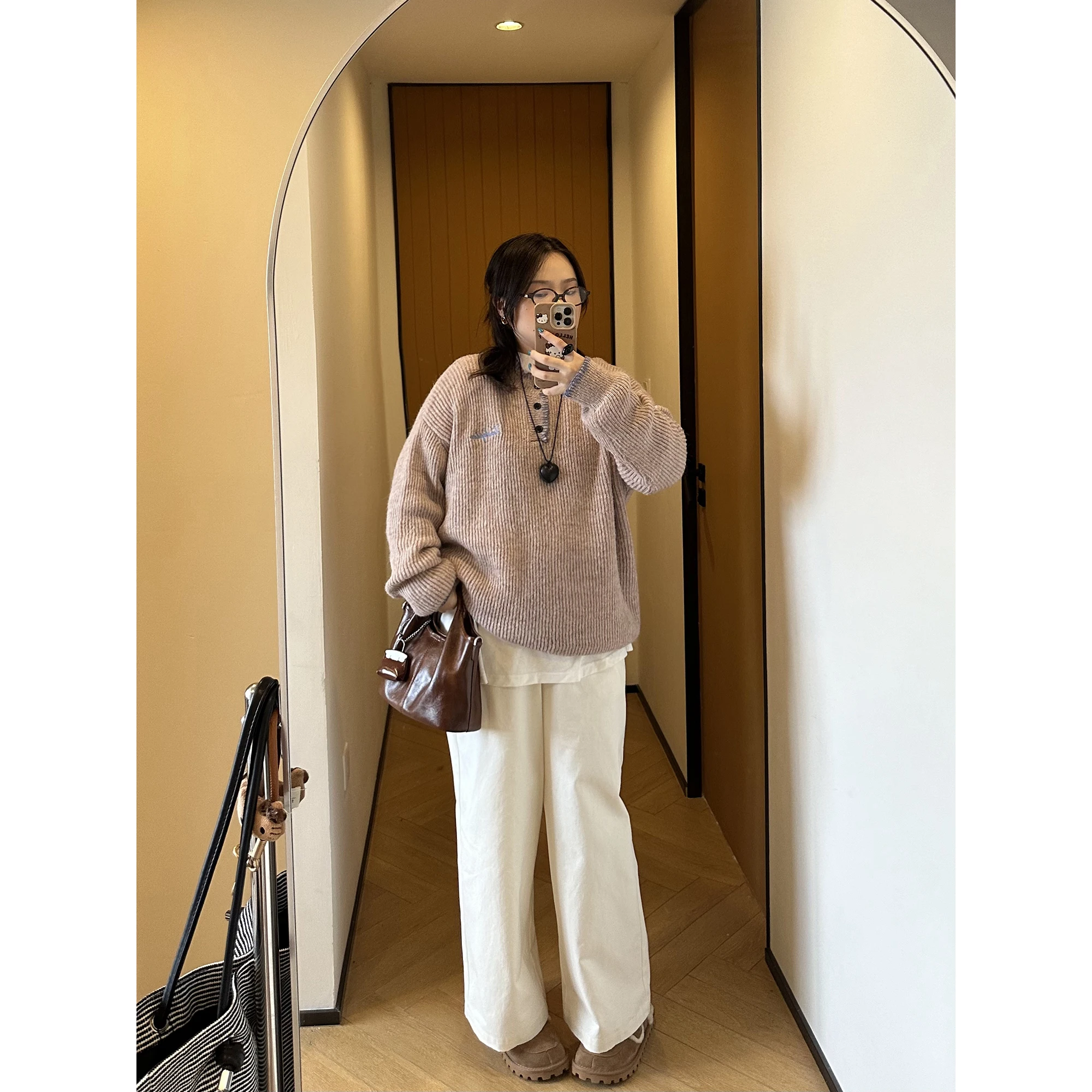 Rkoich Tall зимняя корейская серия повседневный мягкий и удобный темпераментный