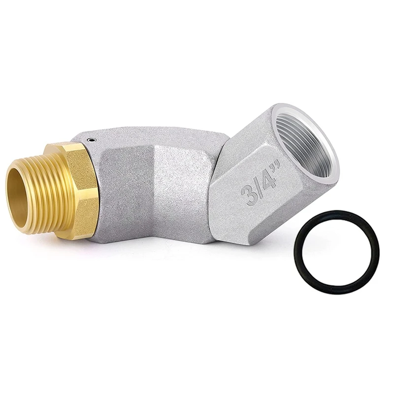 

Fuel Hose Swivel 360 Rotating Connector For Fuel Nozzle Multi Plane Fuel Plane Swivel 3/4 Inch