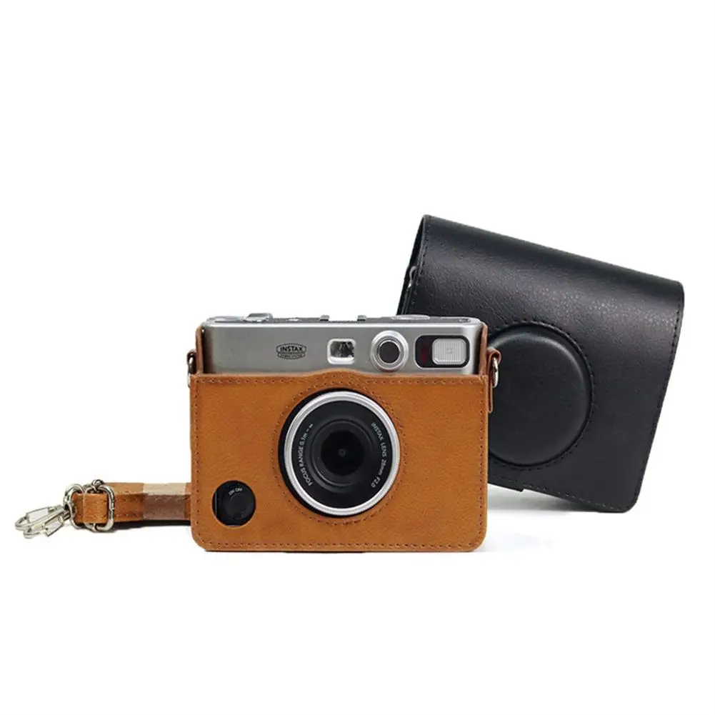 

Camera Bag Compatible For Instax Mini Evo PU Leather Retro Digital Photography Camera Bag With Shoulder Strap