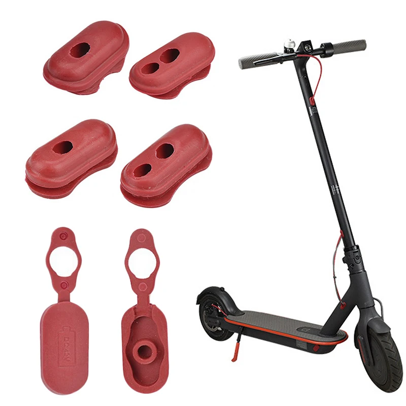 

Силиконовый чехол для зарядного порта Xiaomi Mijia M365, пылезащитная резиновая пробка, защита отверстий для электрического скутера, аксессуары дл...