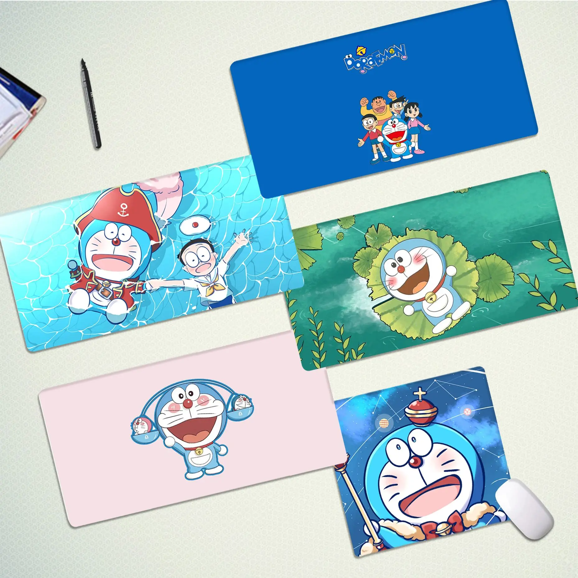 

D-Doraemon Красивая игровая скоростная мышь, розничная продажа, маленький резиновый коврик для мыши, размер для игровой клавиатуры, коврик для геймера