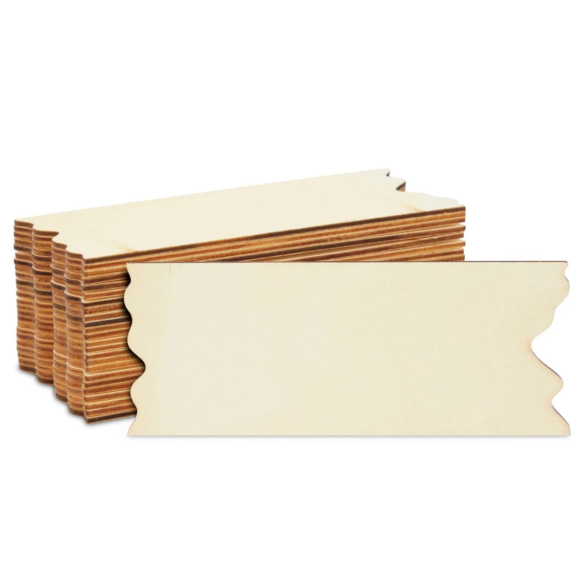 

20 шт., деревянные знаки из необработанной древесины