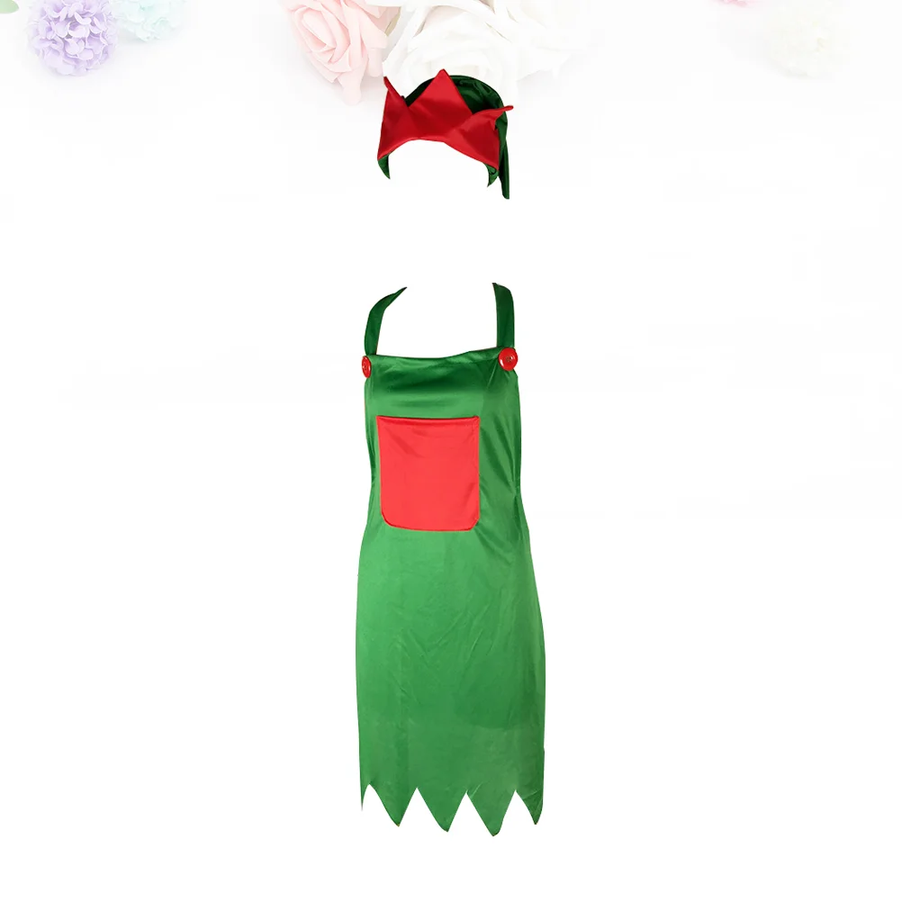 

Apron Christmas Elf Kitchencookingadult Baking Green Bbq Cleaning House Flirty Funny Restaurant Supply Favor Party Bib Chef