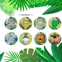 zoo animals sticker for children 100 500pcs motivational encouragement reward sticker for classroom home kids gift prize decors