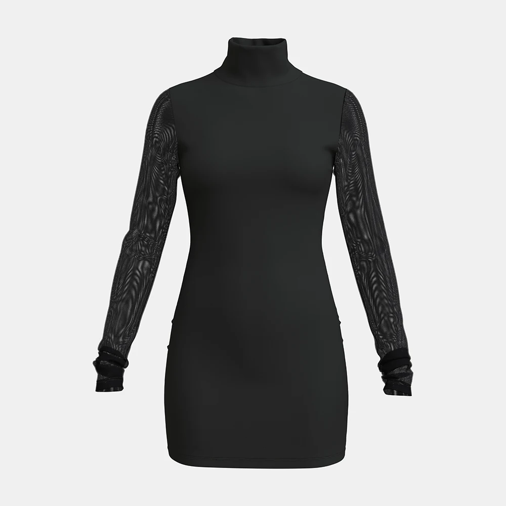 Женские платья Mia Muse всесезонные приличные прозрачные кружевные мини-платья с