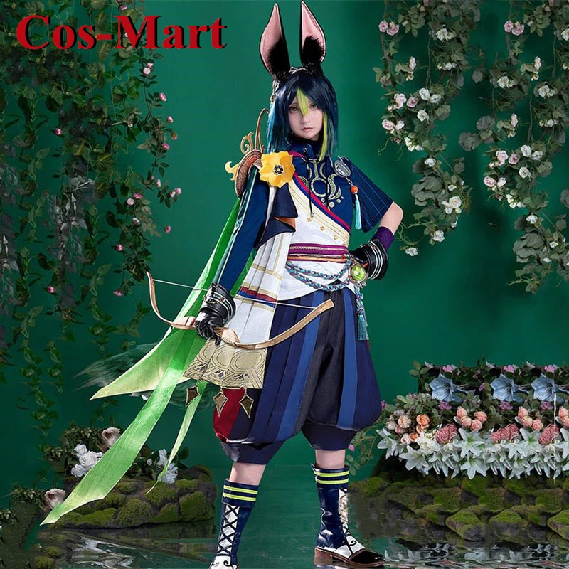 Cos-Mart горячая игра Genshin Impact Tignari карнавальный костюм великолепная боевая форма