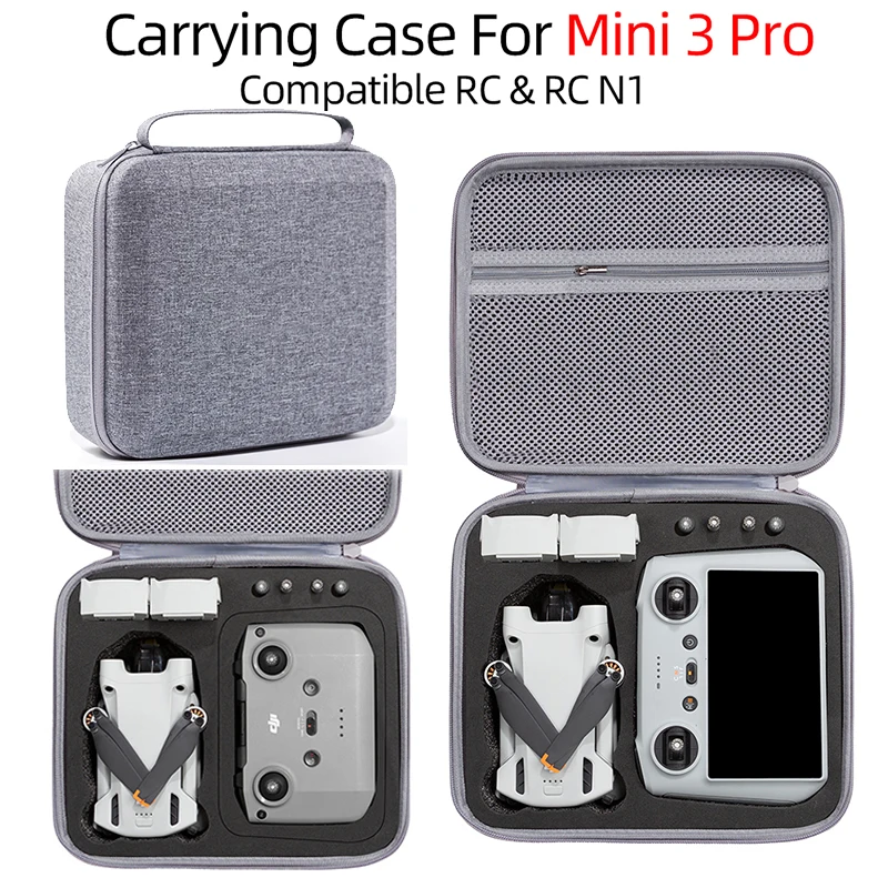 

Hot Sale Suitable for DJI mini 3 pro storage bag dji mini3 pro drone with screen remote control clutch mini 3 pro drone 4k