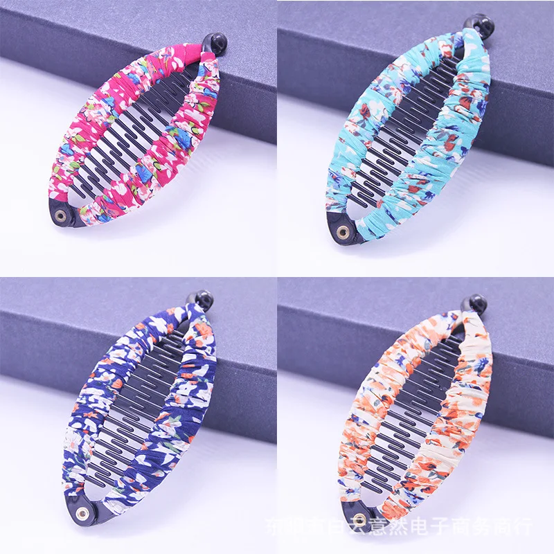 Цветочные заколки для волос в богемном стиле