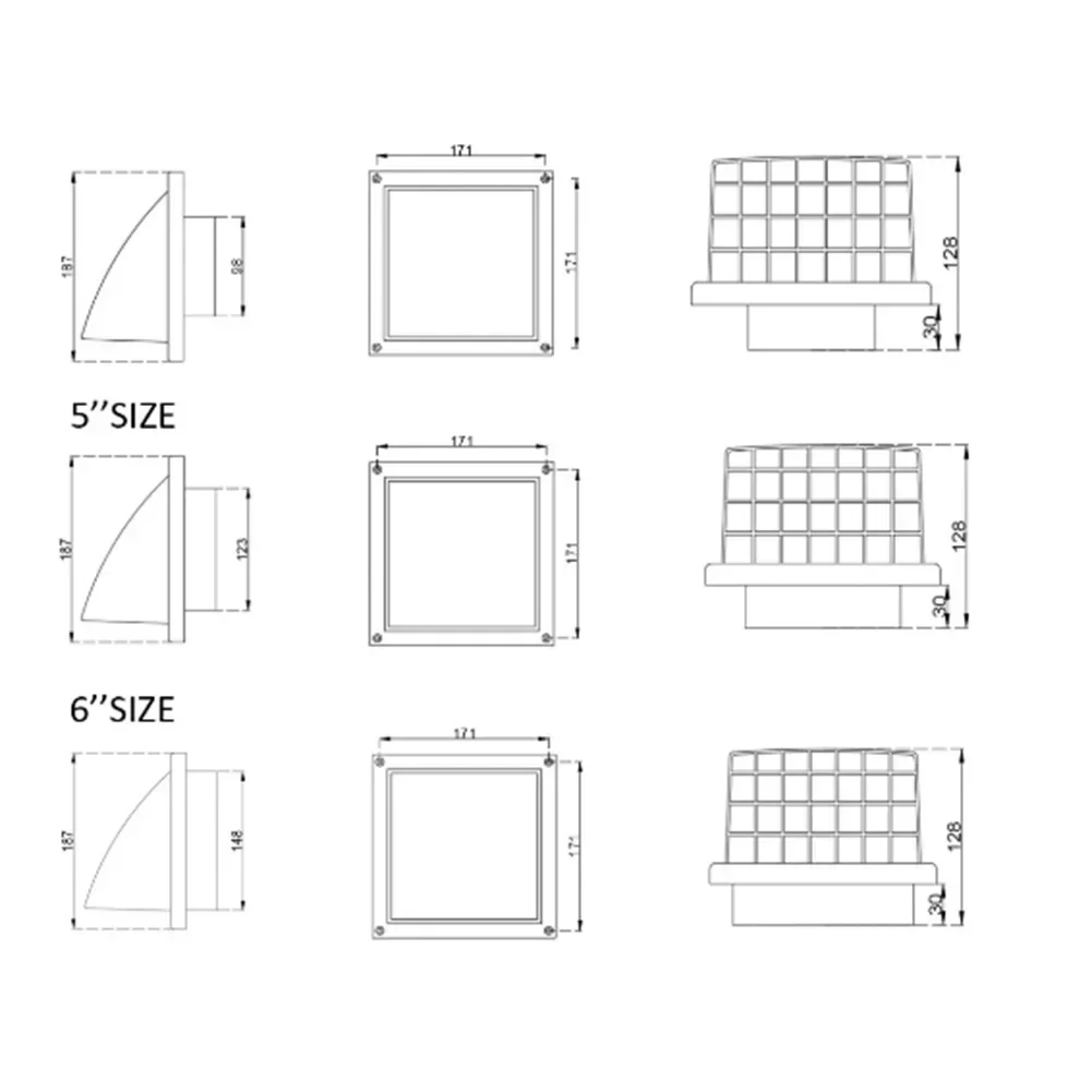 Невозвратный клапан затвора с защитой от дождя вытяжной для систем теплообмена