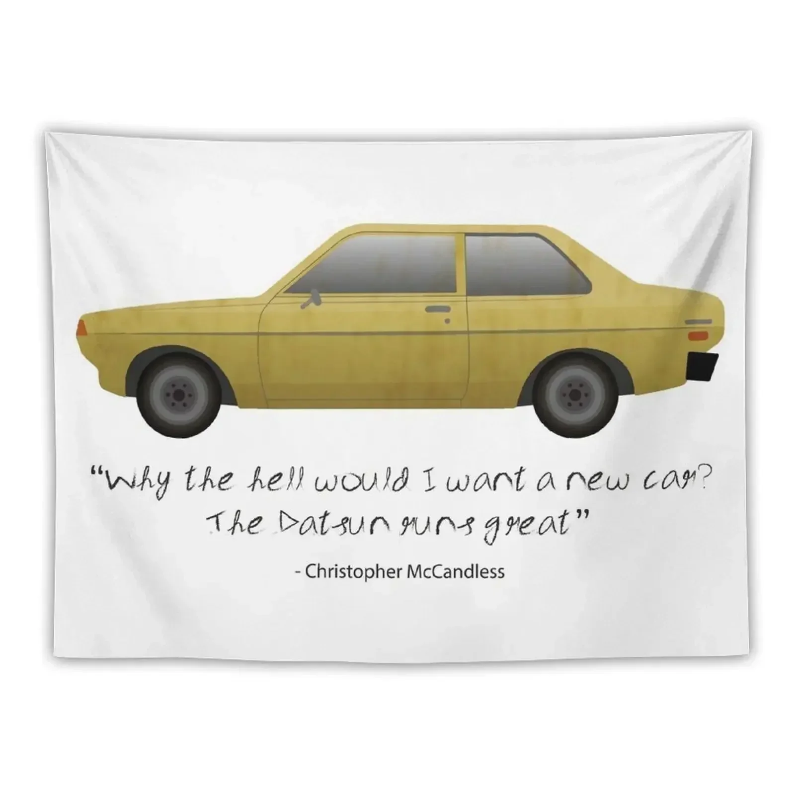 Into the Wild Datsun Christopher McCandless Гобелен Домашние украшения Эстетические настенные