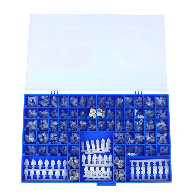 

1Box Dental Ultra Thin Anterior Temporary Crown Whitening Porcelain Teeth Medical Veneers Resin Teeth For Dental Care