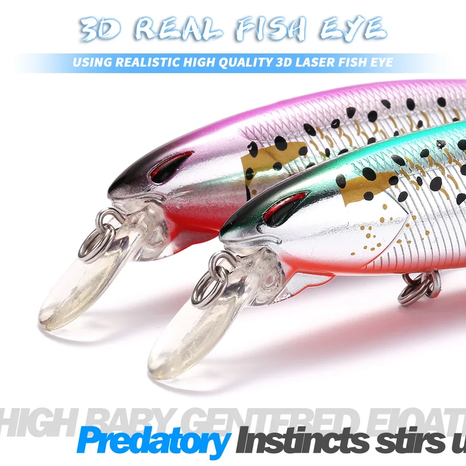 MOOKZZ искусственные рыболовные приманки гольян высококачественные воблеры