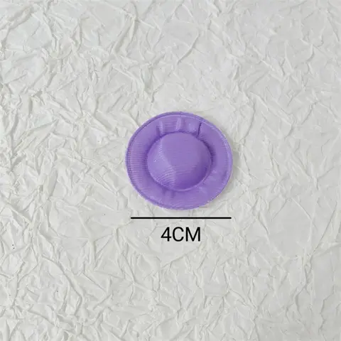 10 х Мини-шапочек из хлопка для кукол