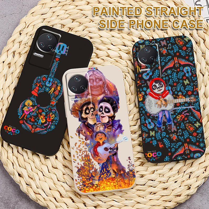 

Disney cartoon musician Coco For Xiaomi Redmi K50 K40 Gaming K30 K30S 10 10C 10X 9A 9 9T 9C 9AT 8 8A 5G Liquid Rope Cover