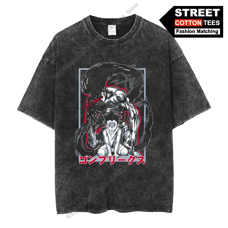 Футболка Full Time Hunter GON·FREECSS хлопковая винтажная