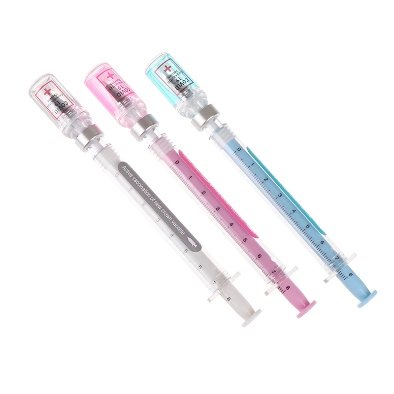 

1 Pc Syringe Peculiar Shape Cute Stationery 0.5mm School Office Supplies Gel Pen