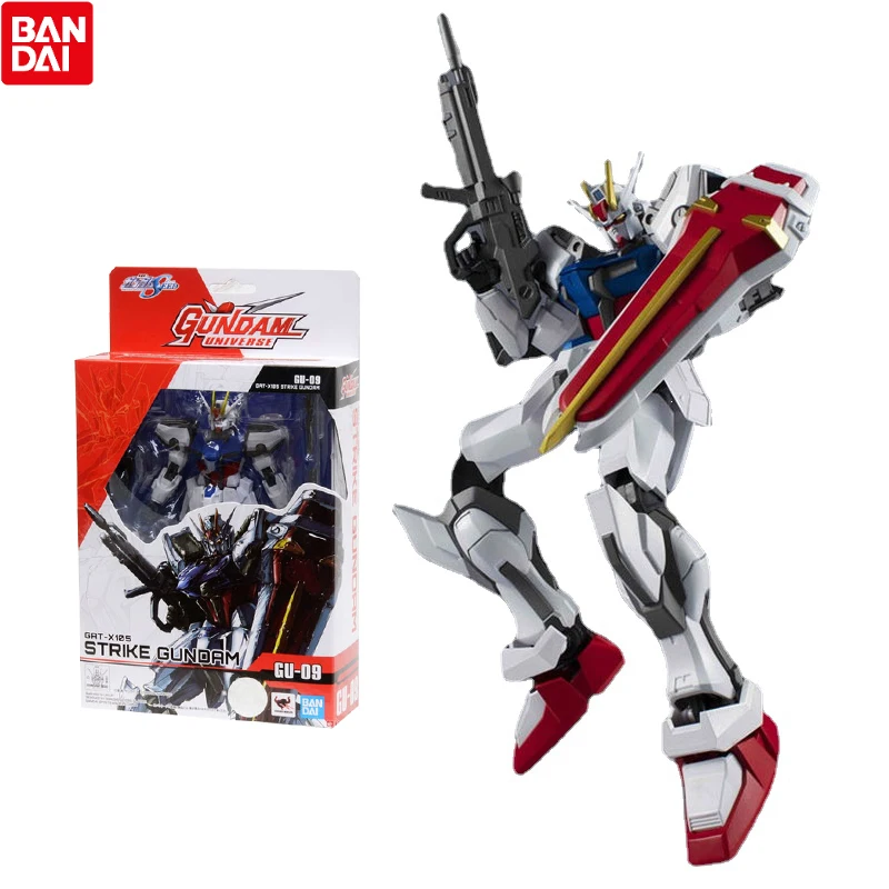 

Bandai Gundam Model Kit Anime Figure Universe GU GAT-X105 STRIKE Gundam Genuine Model Action Toy Figure Toys for Children