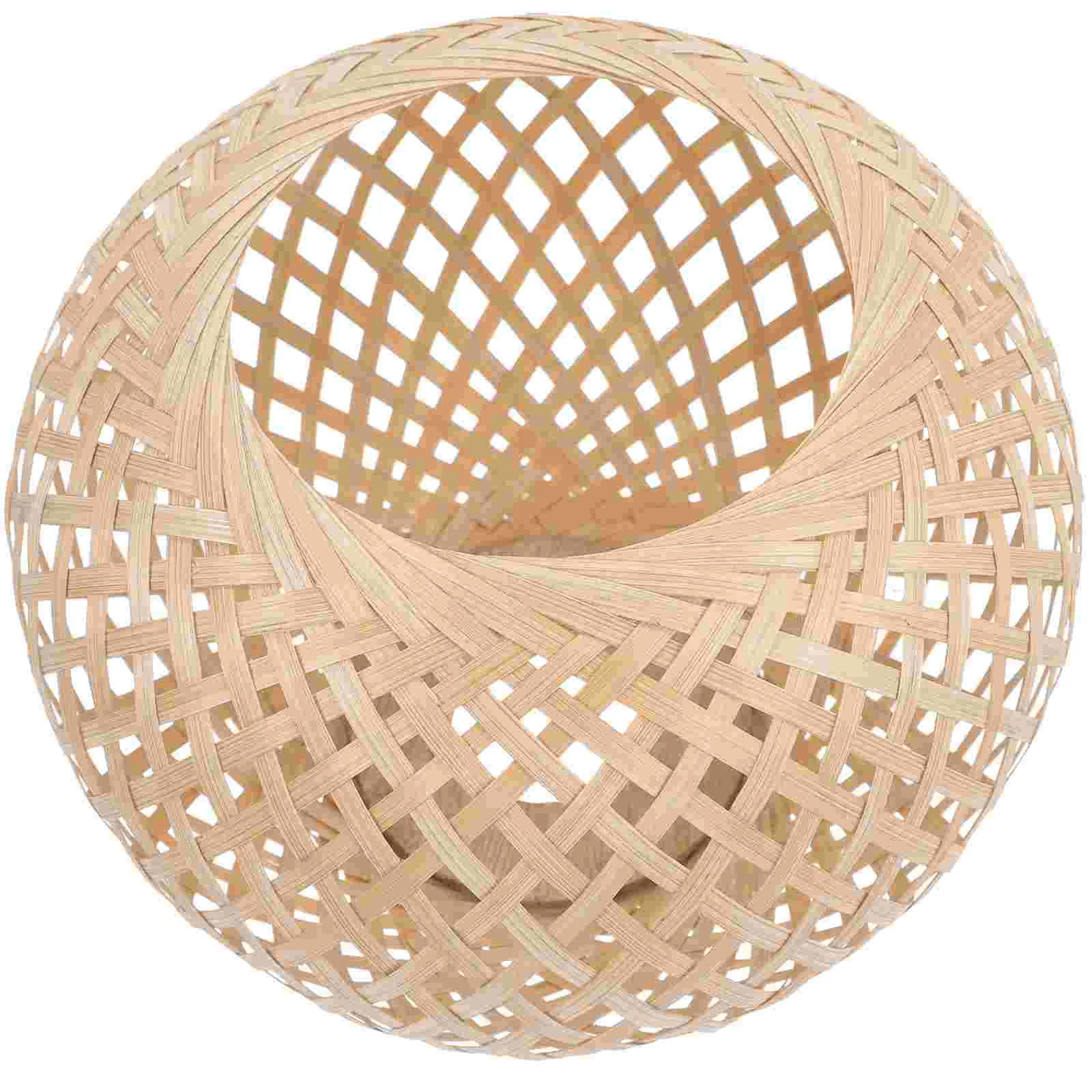 

Тканый бамбуковый чехол для лампы, чехол для лампы, тканый чехол для лампы в деревенском стиле, подвесной проекционный абажур